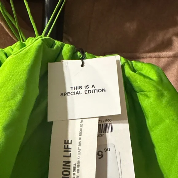 Zara Bright Green Crop Top - Picture 2 of 7